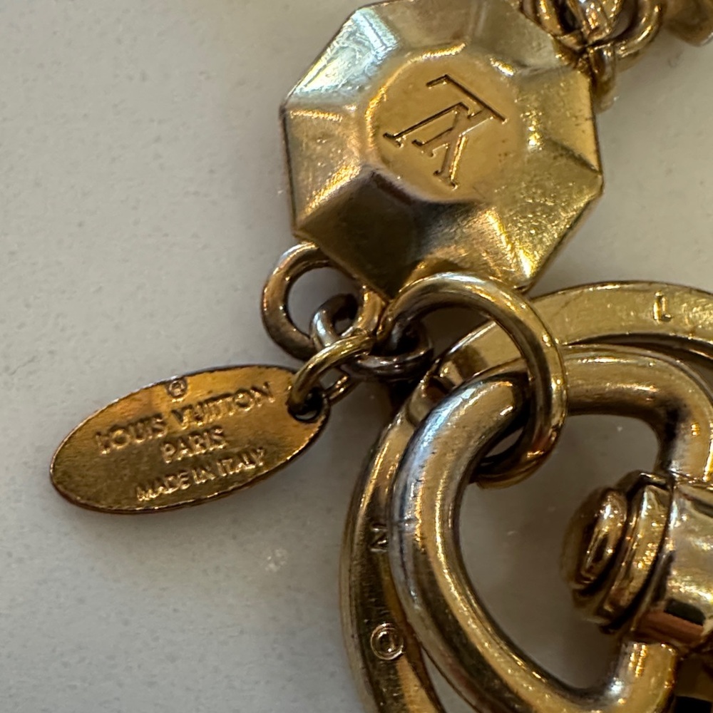 Authentic Louis Vuitton Gold Bag Charm - Picture 4 of 8
